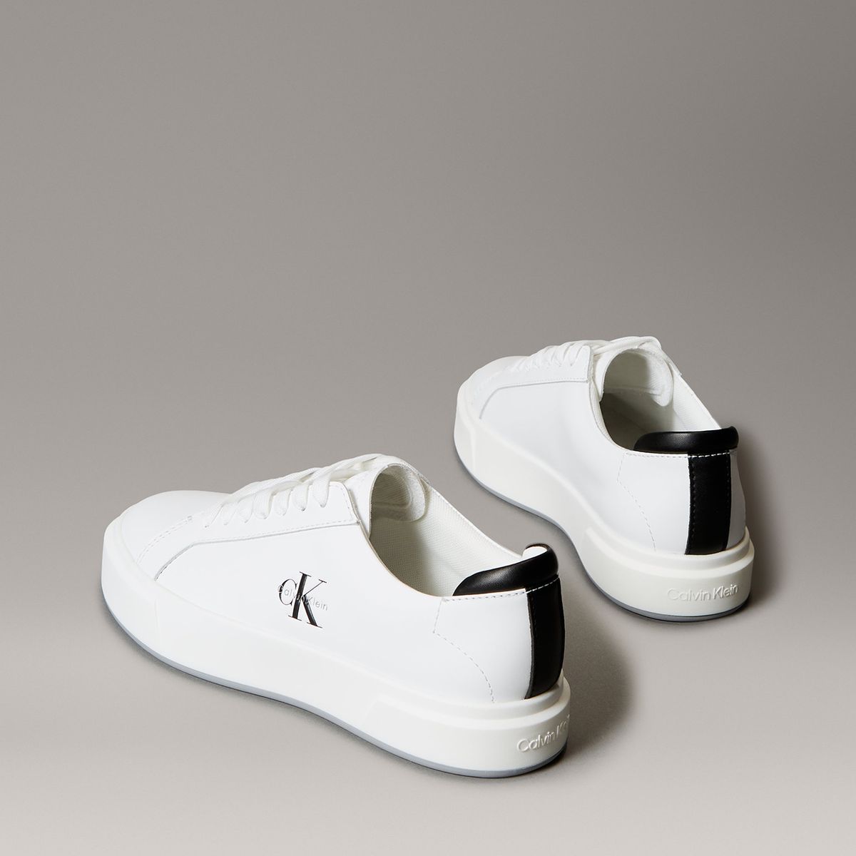 CALVIN KLEIN - Zapatillas Basket de Caña Baja Blanco Calvin Klein