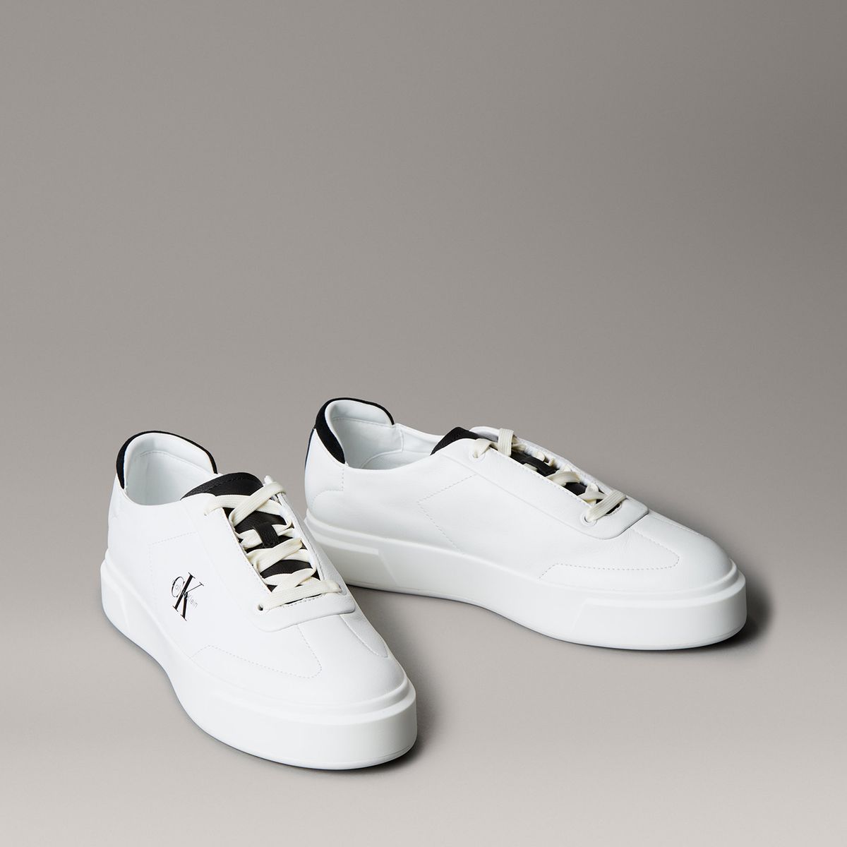 CALVIN KLEIN - Zapatillas Deportivas con Suela Cupsole Blanco Calvin Klein