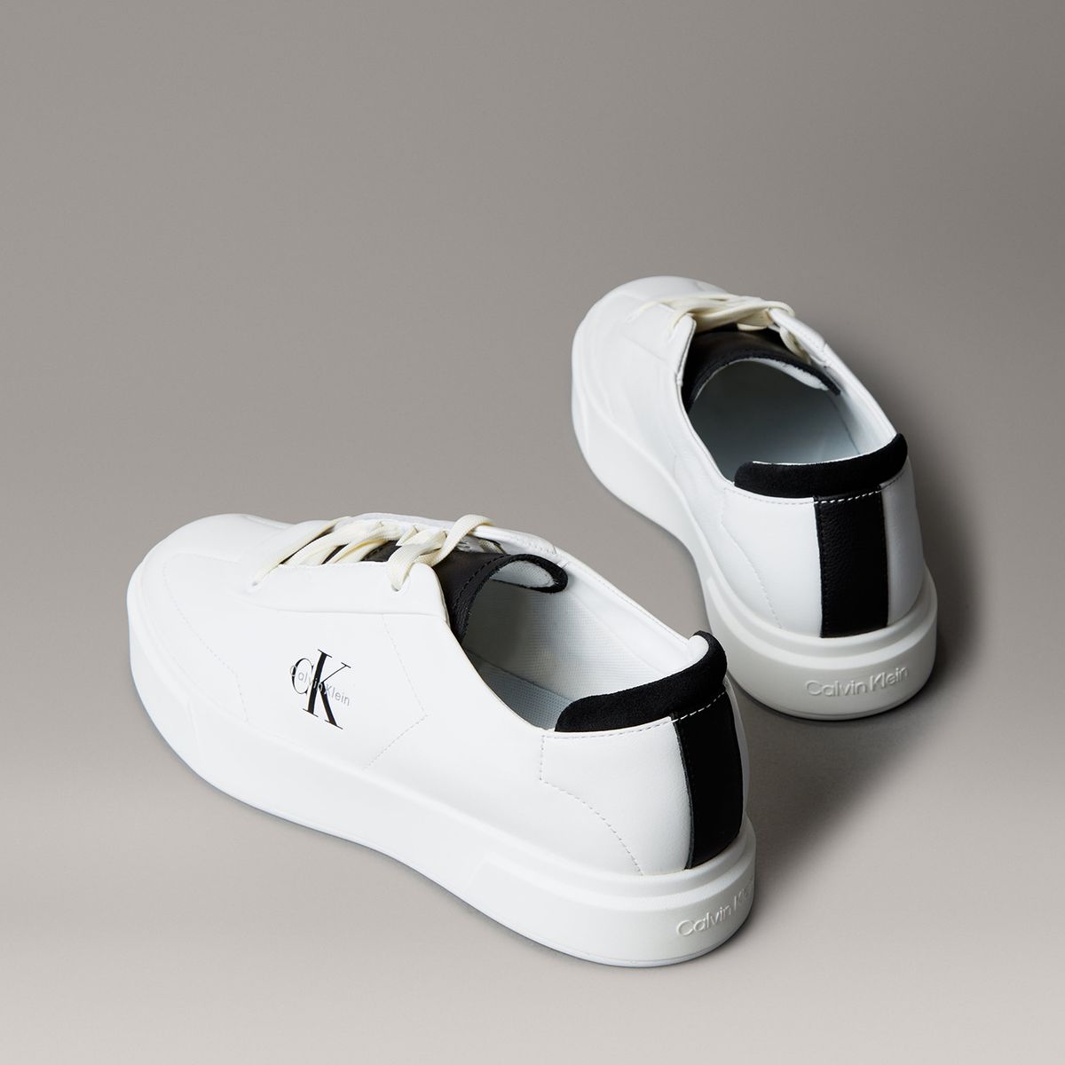CALVIN KLEIN - Zapatillas Deportivas con Suela Cupsole Blanco Calvin Klein