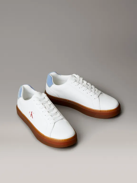 Zapatillas Classic en Cuero Blanco