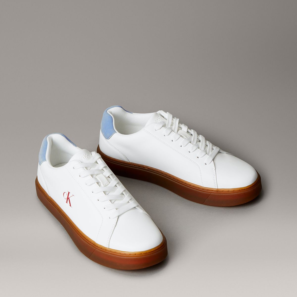 CALVIN KLEIN - Zapatillas Classic en Cuero Blanco Calvin Klein