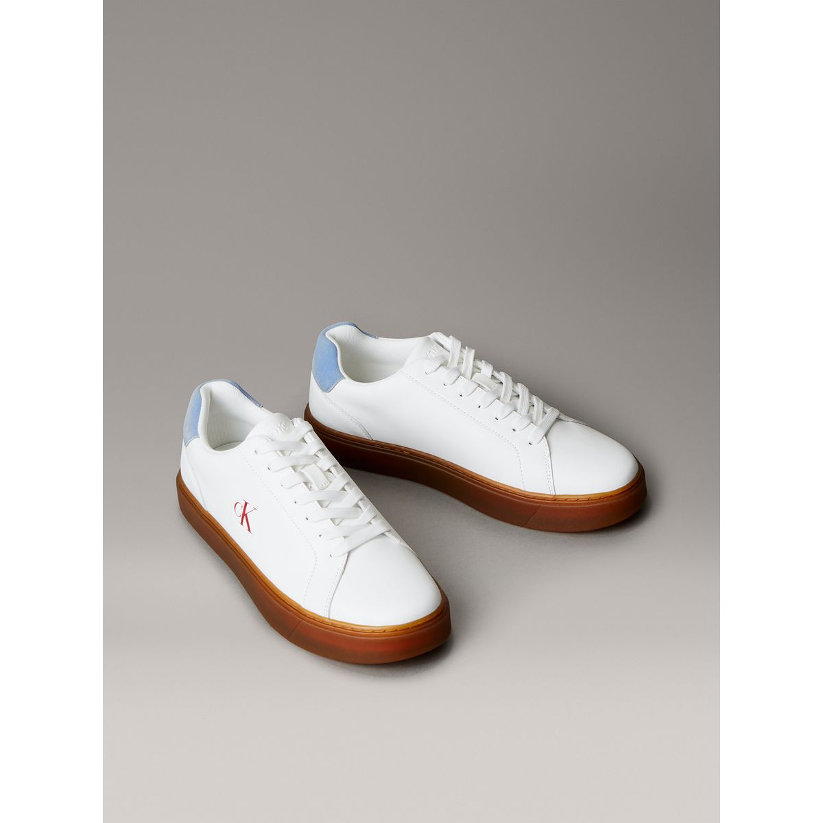 CALVIN KLEIN - Zapatillas Classic en Cuero Blanco Calvin Klein