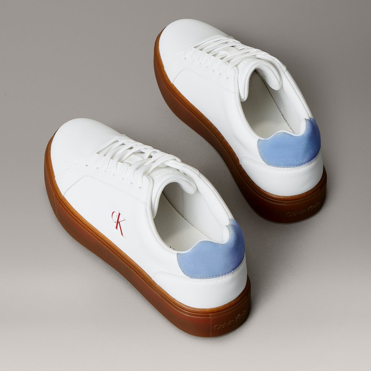 CALVIN KLEIN - Zapatillas Classic en Cuero Blanco Calvin Klein