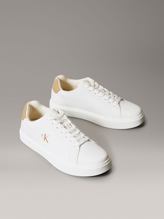 Zapatillas Clásicas con Suela Gruesa Blanco