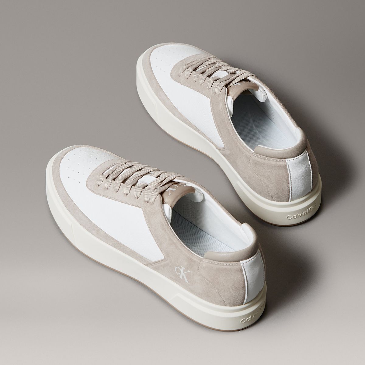 CALVIN KLEIN - Zapatillas Deportivas con Suela Cupsole Blanco Calvin Klein