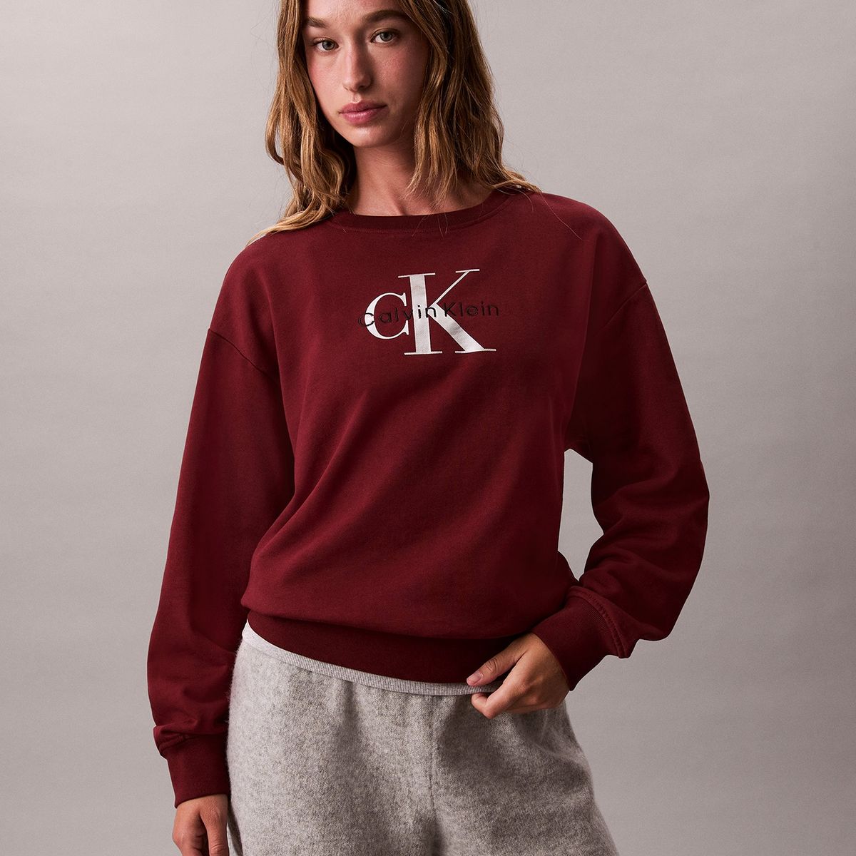 CALVIN KLEIN - Polerón Relaxed con Logo Estampado