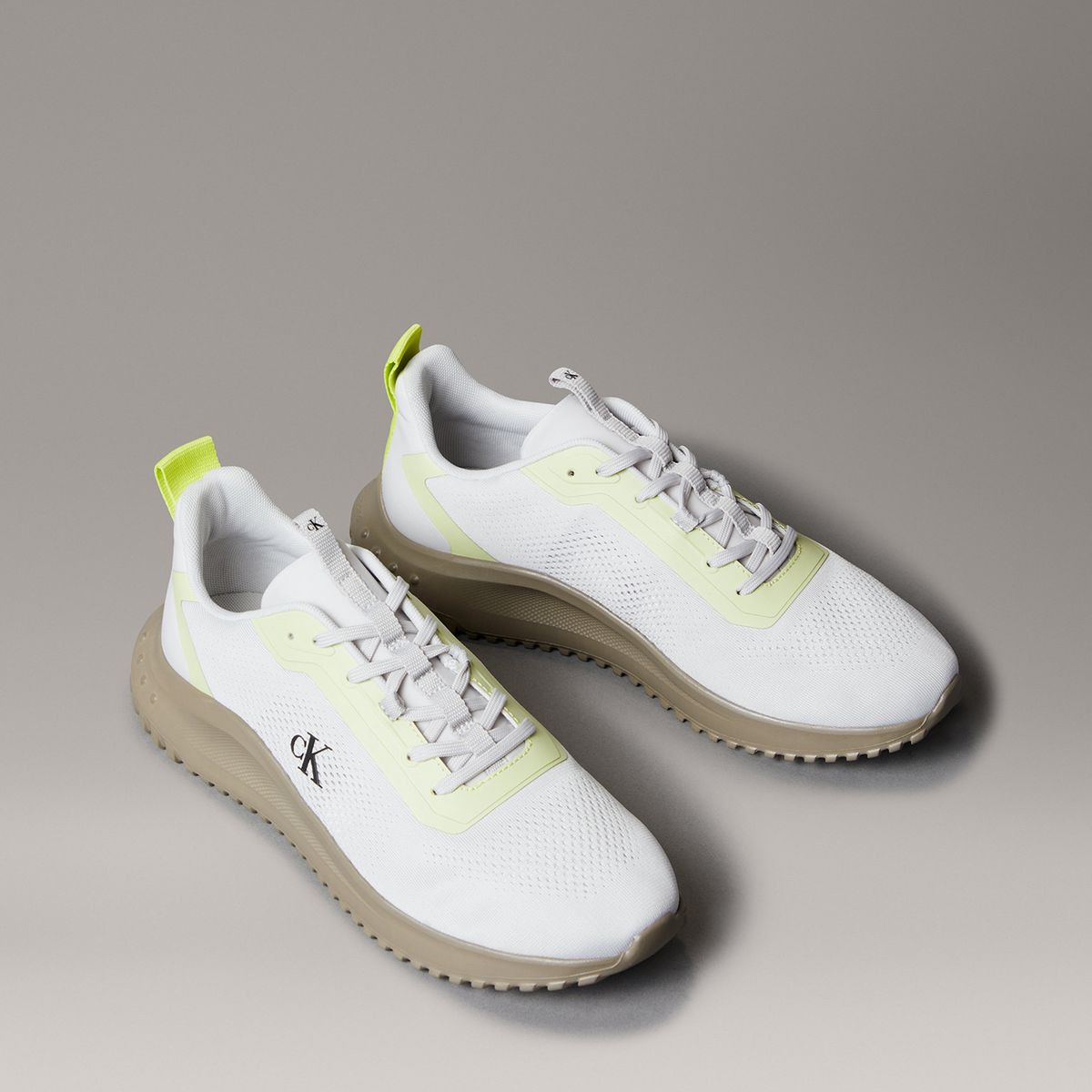 CALVIN KLEIN - Zapatillas Deportivas Runner en Nailon Blanco Calvin Klein