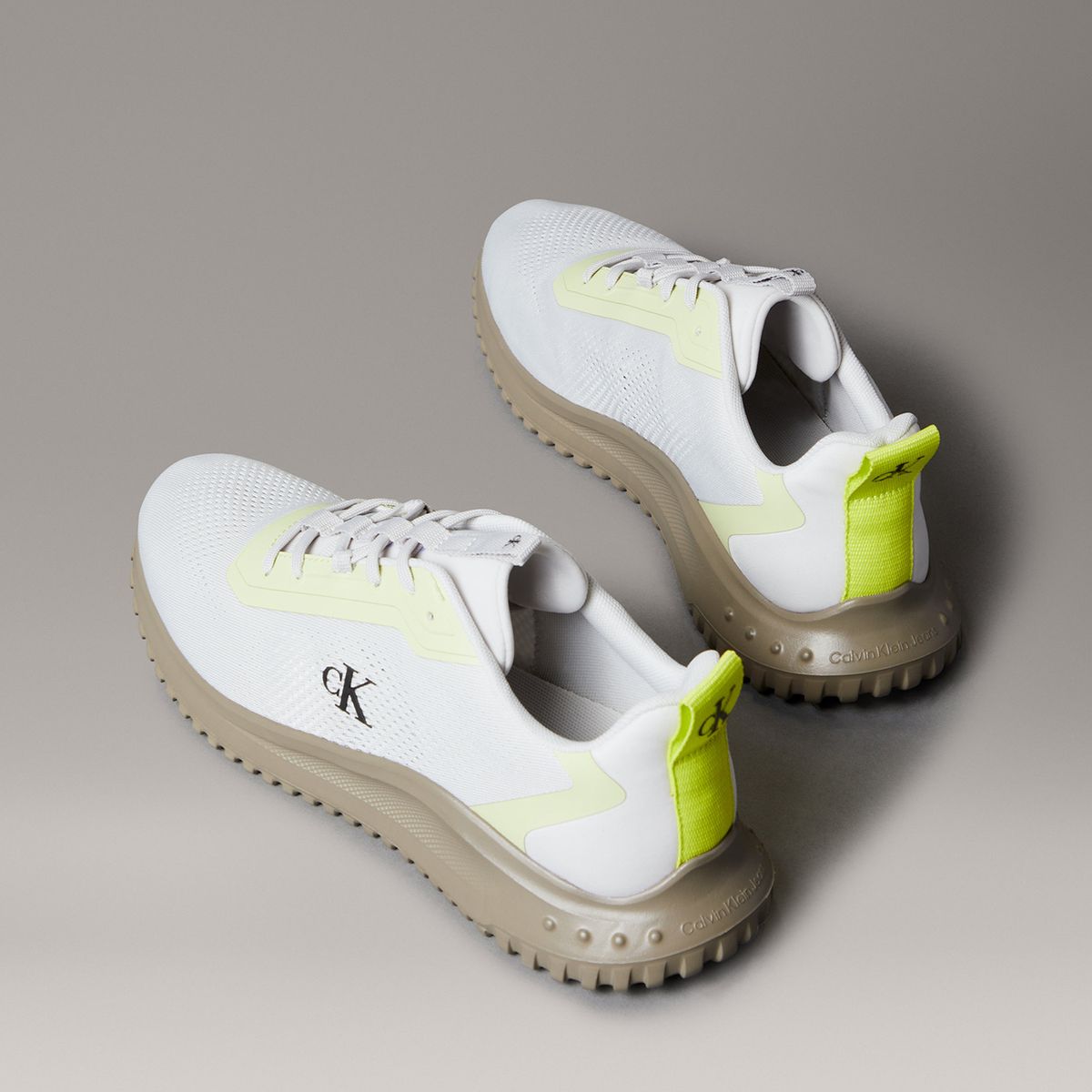 CALVIN KLEIN - Zapatillas Deportivas Runner en Nailon Blanco Calvin Klein