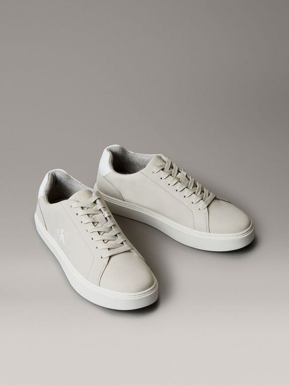Zapatillas Clásicas con Suela Gruesa Beige