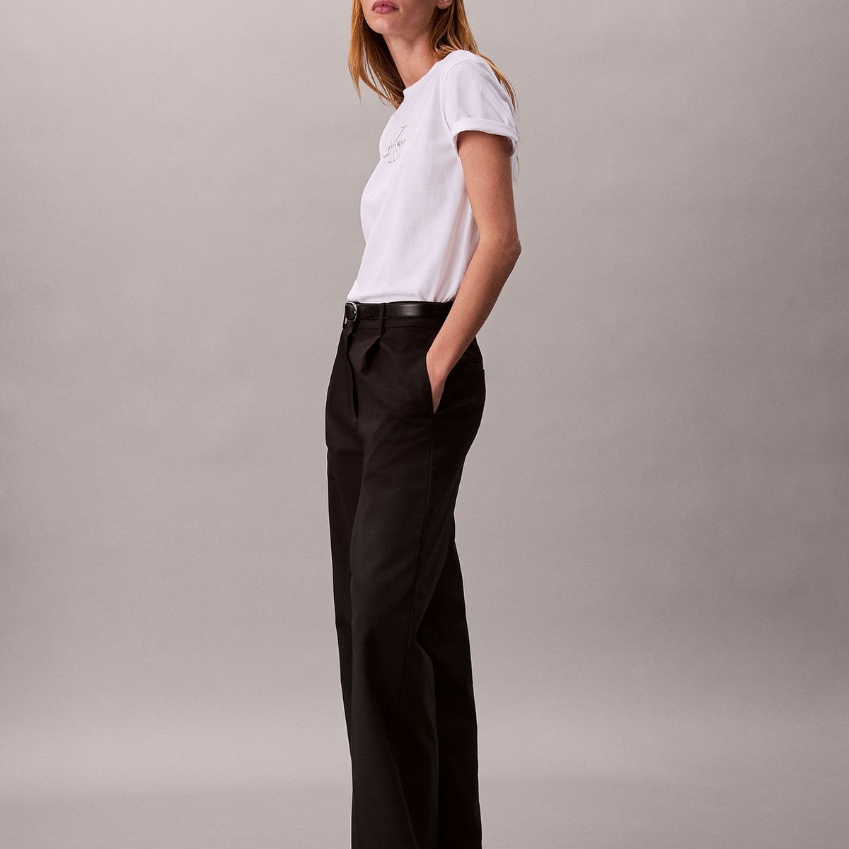 CALVIN KLEIN - Polera Classic Foil Monologo