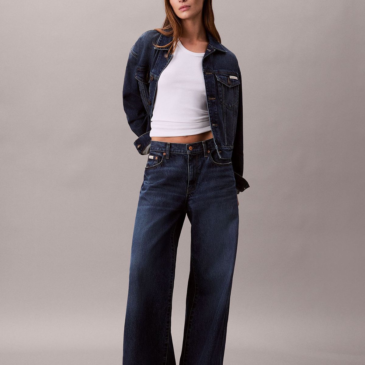 CALVIN KLEIN - Jeans de Pierna Ancha Estilo Ludlow Azul Calvin Klein