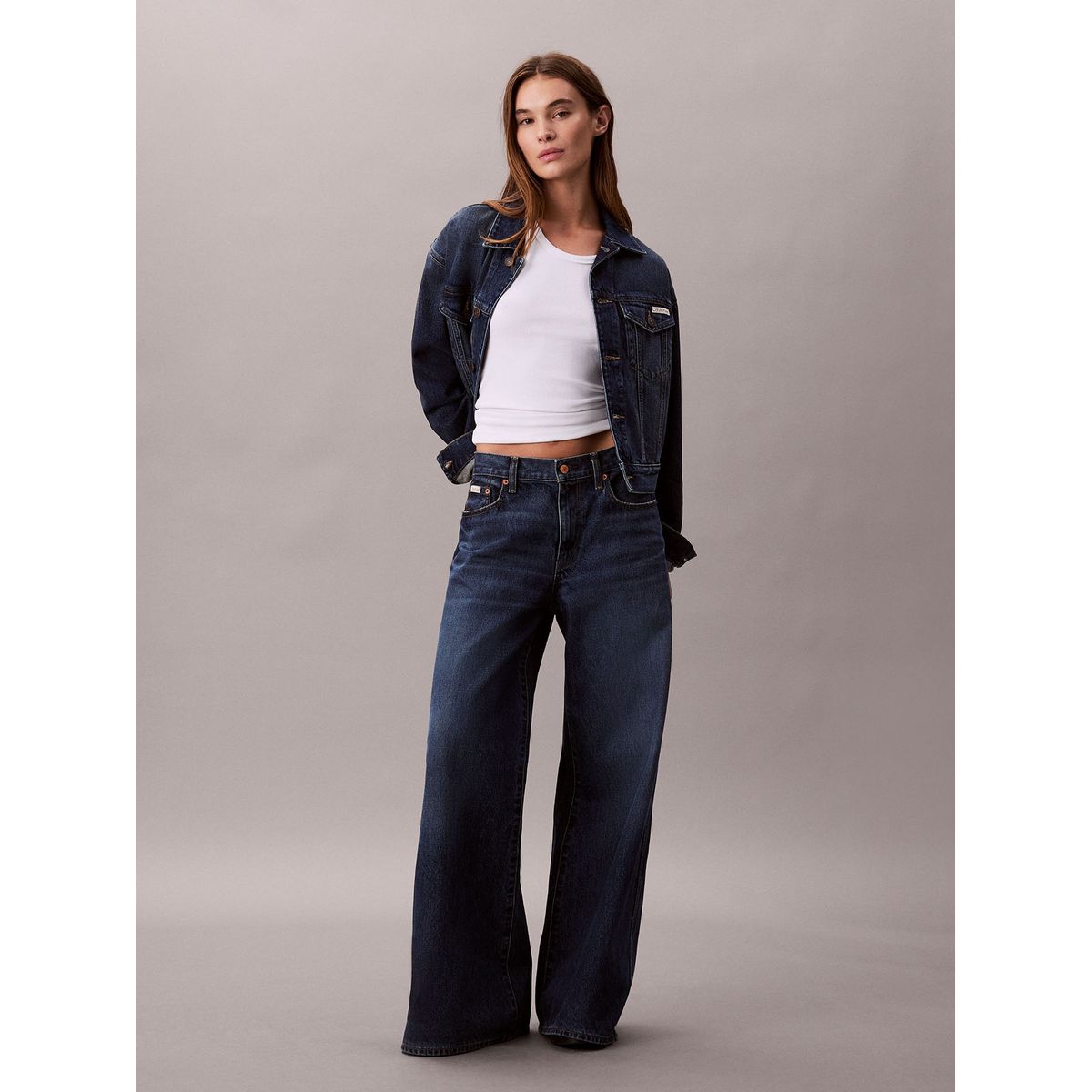 CALVIN KLEIN - Jeans de Pierna Ancha Estilo Ludlow Azul Calvin Klein