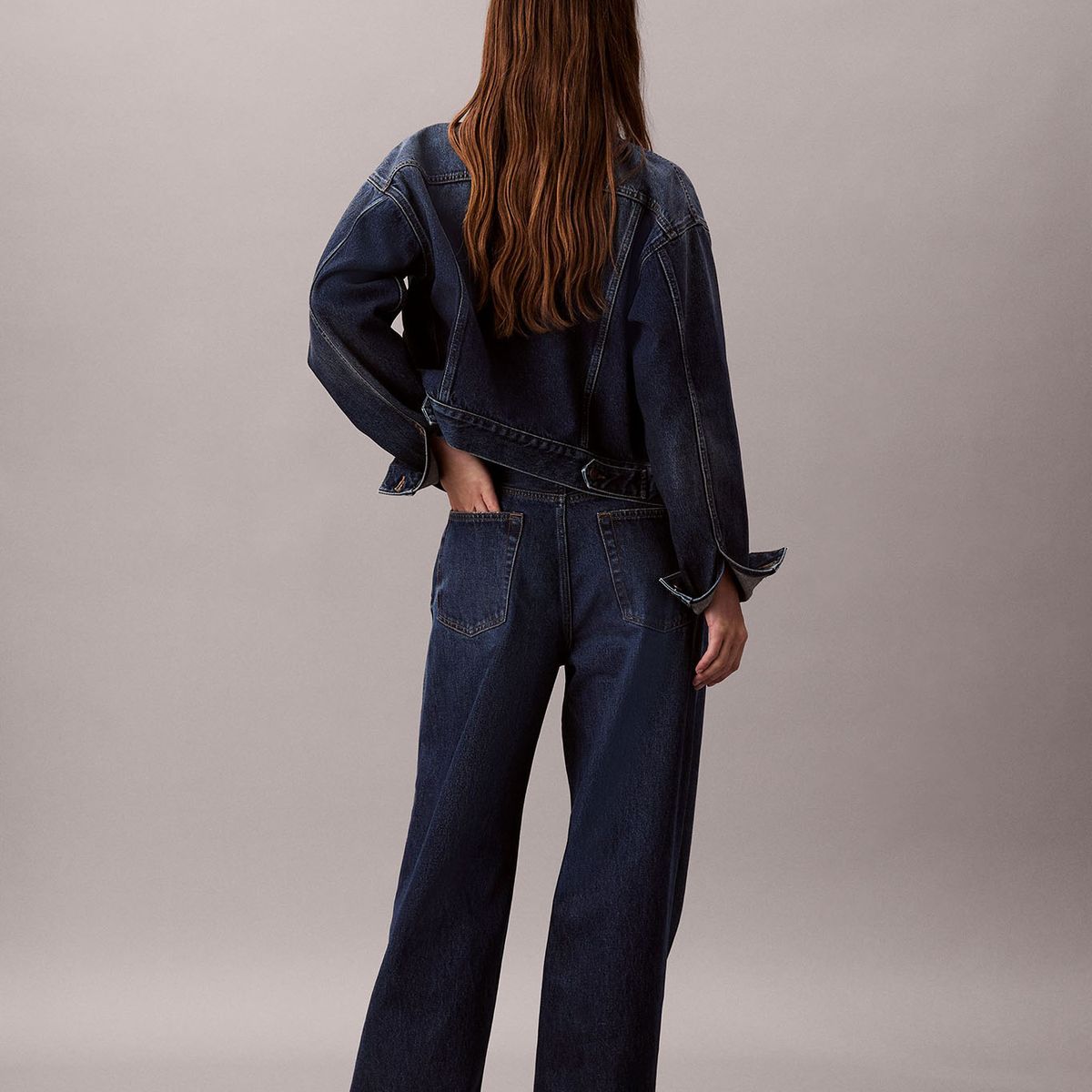 CALVIN KLEIN - Jeans de Pierna Ancha Estilo Ludlow Azul Calvin Klein