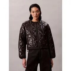 CALVIN KLEIN - Chaqueta Acolchada con Patrón de Logo Negro