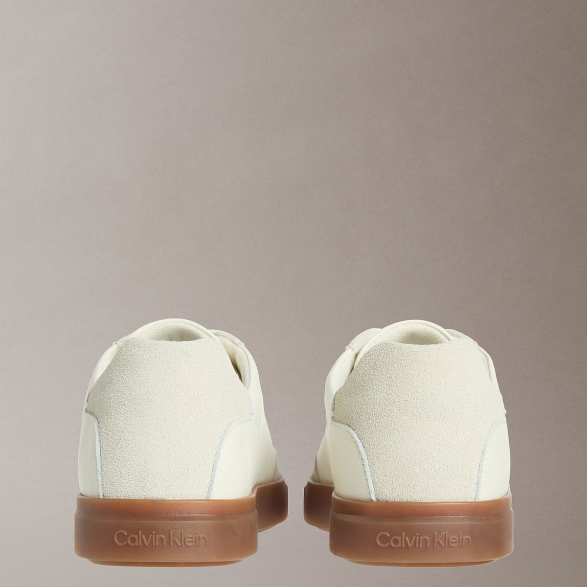 CALVIN KLEIN - Zapatillas en Texturas Mixtas Blanco Calvin Klein