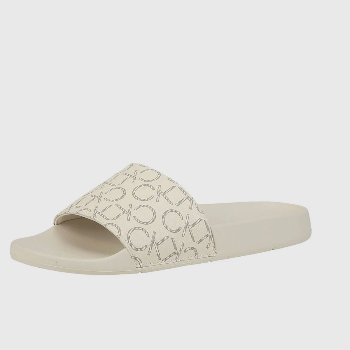 CALVIN KLEIN - Sandalias con Monograma Beige Calvin Klein