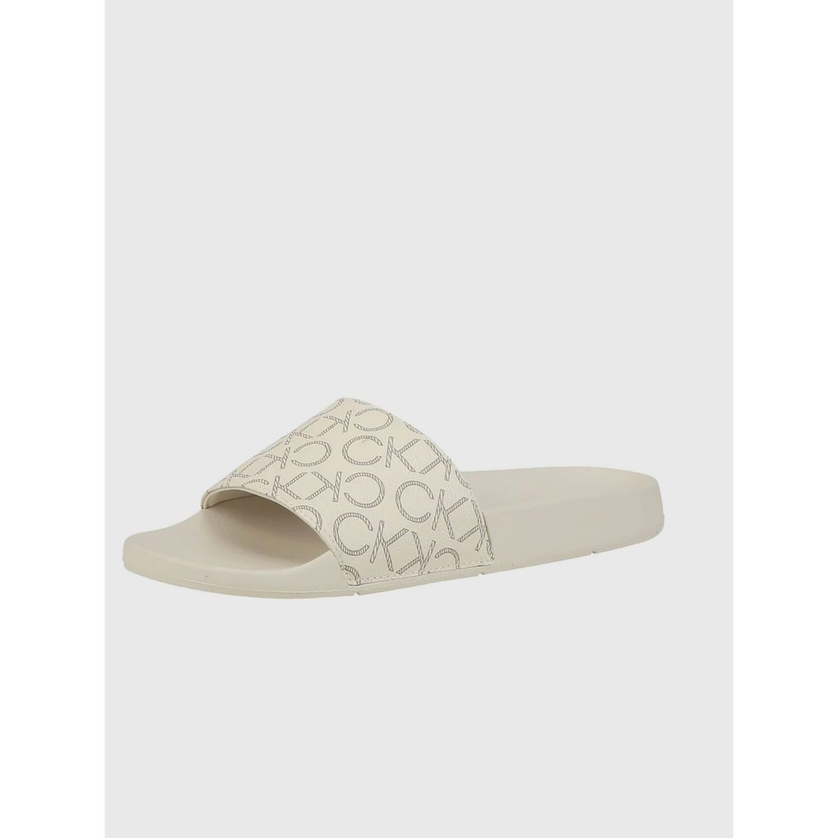 CALVIN KLEIN - Sandalias con Monograma Beige Calvin Klein
