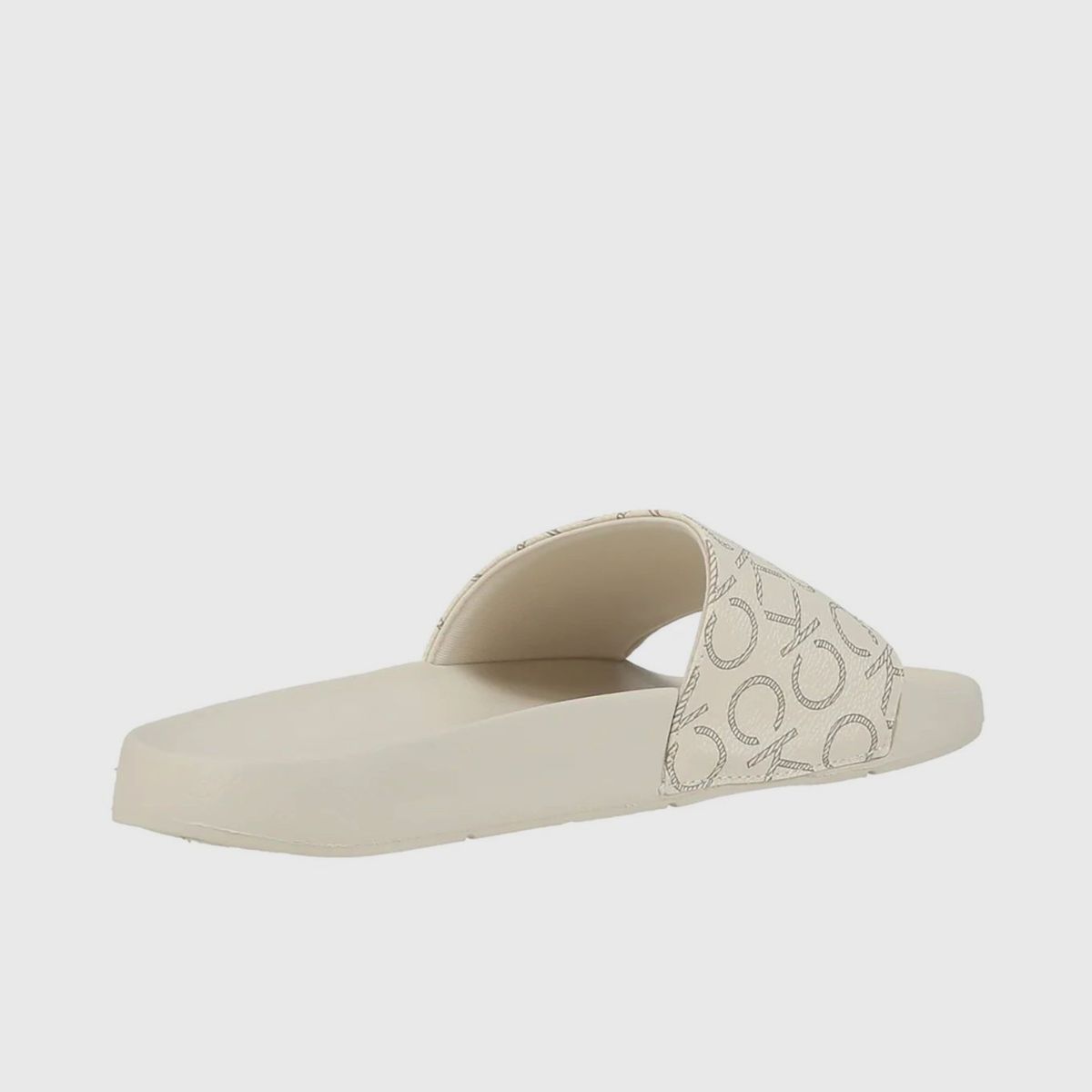 CALVIN KLEIN - Sandalias con Monograma Beige Calvin Klein