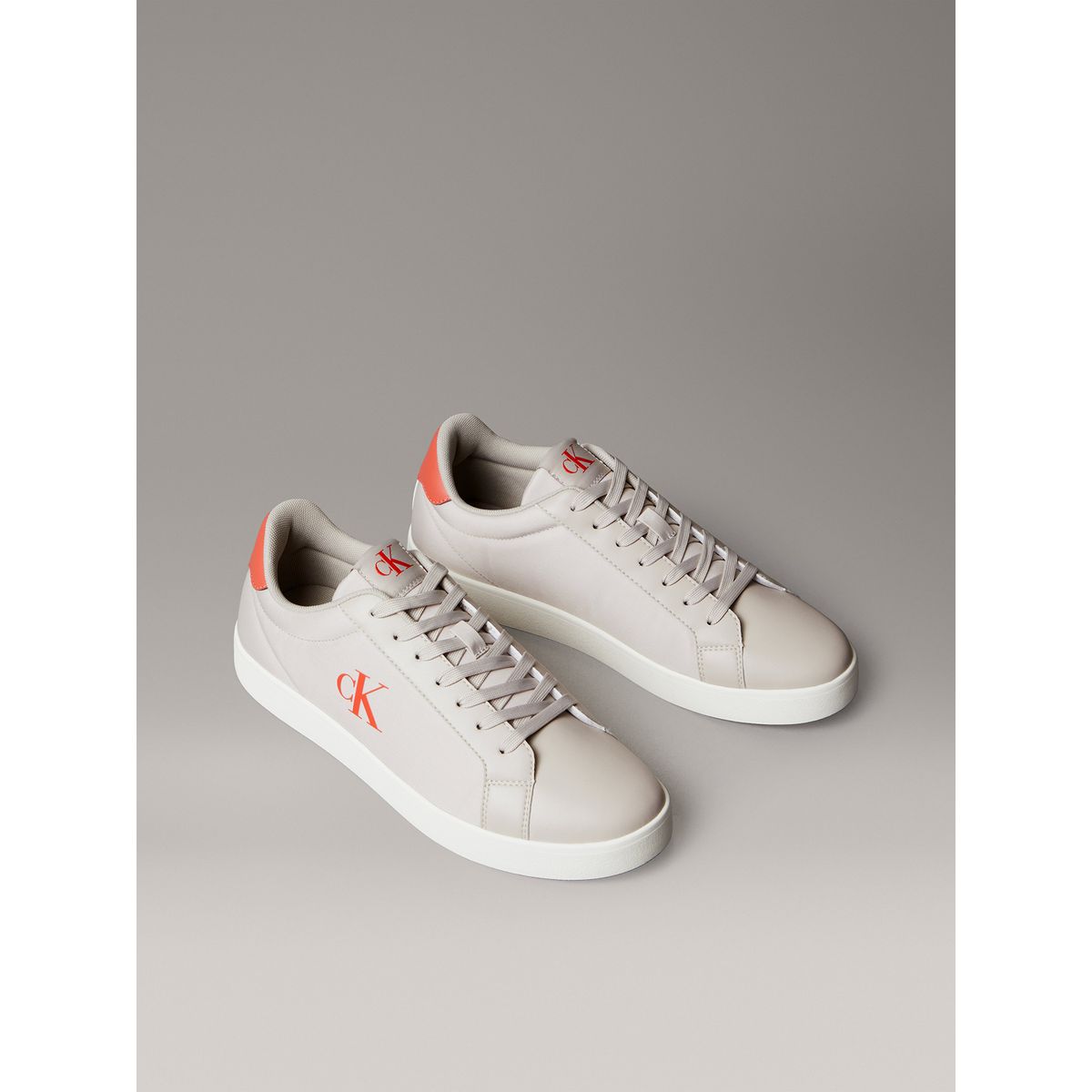 CALVIN KLEIN - Zapatillas con Suela Cupsole Beige Calvin Klein
