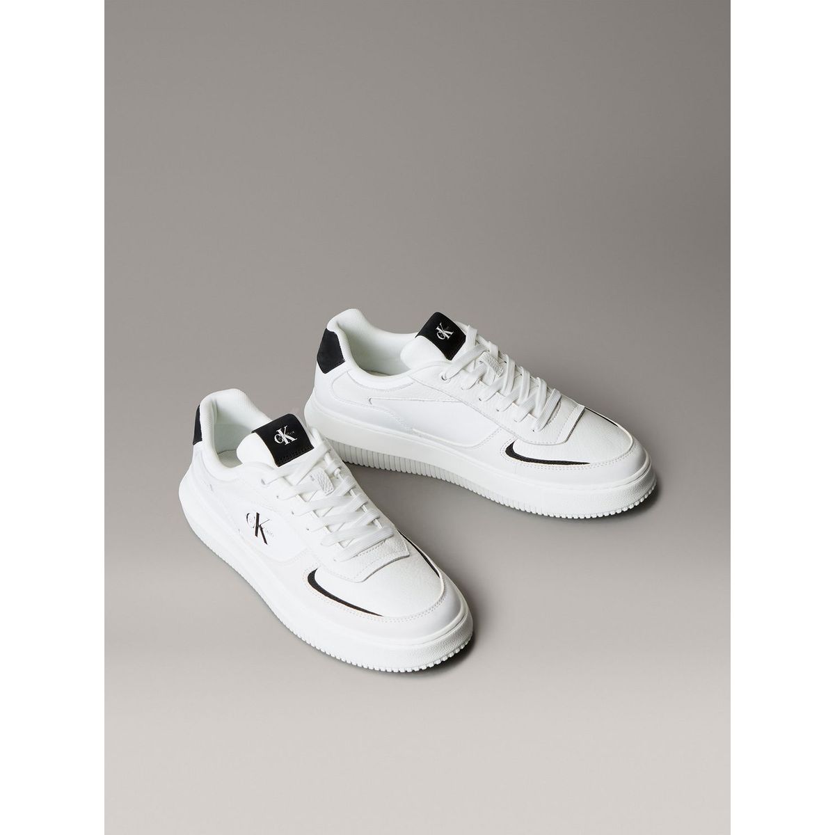 CALVIN KLEIN - Zapatillas Chuncky con Suela Gruesa Blanco Calvin Klein