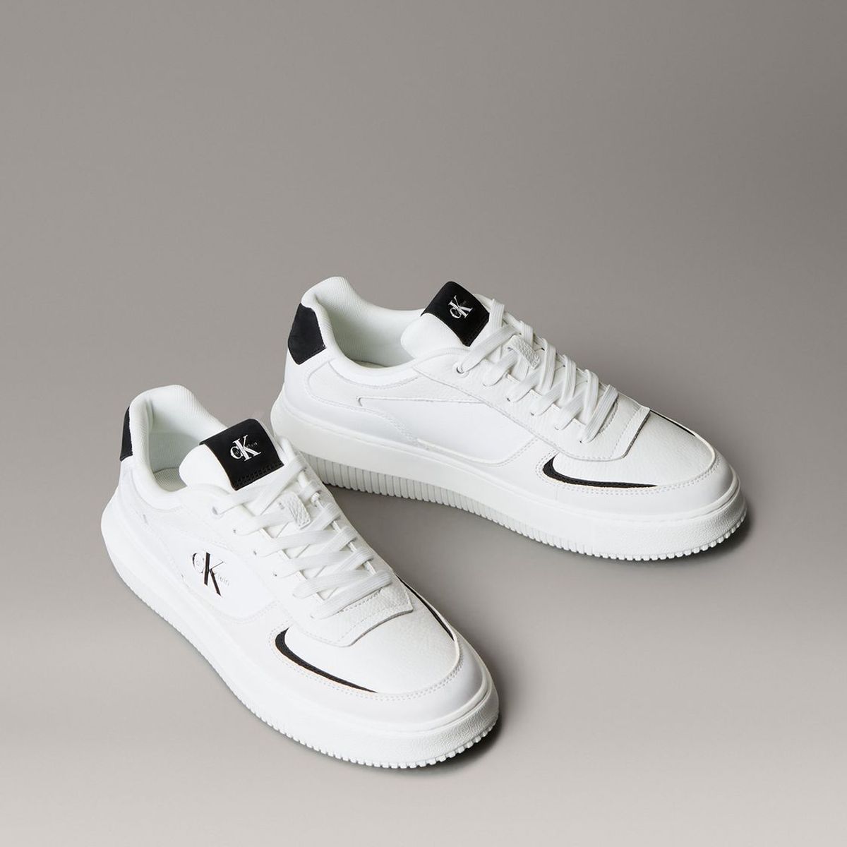 CALVIN KLEIN - Zapatillas Chuncky con Suela Gruesa Blanco Calvin Klein