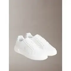 CALVIN KLEIN - Zapatillas Chunky de Cuero Blanco