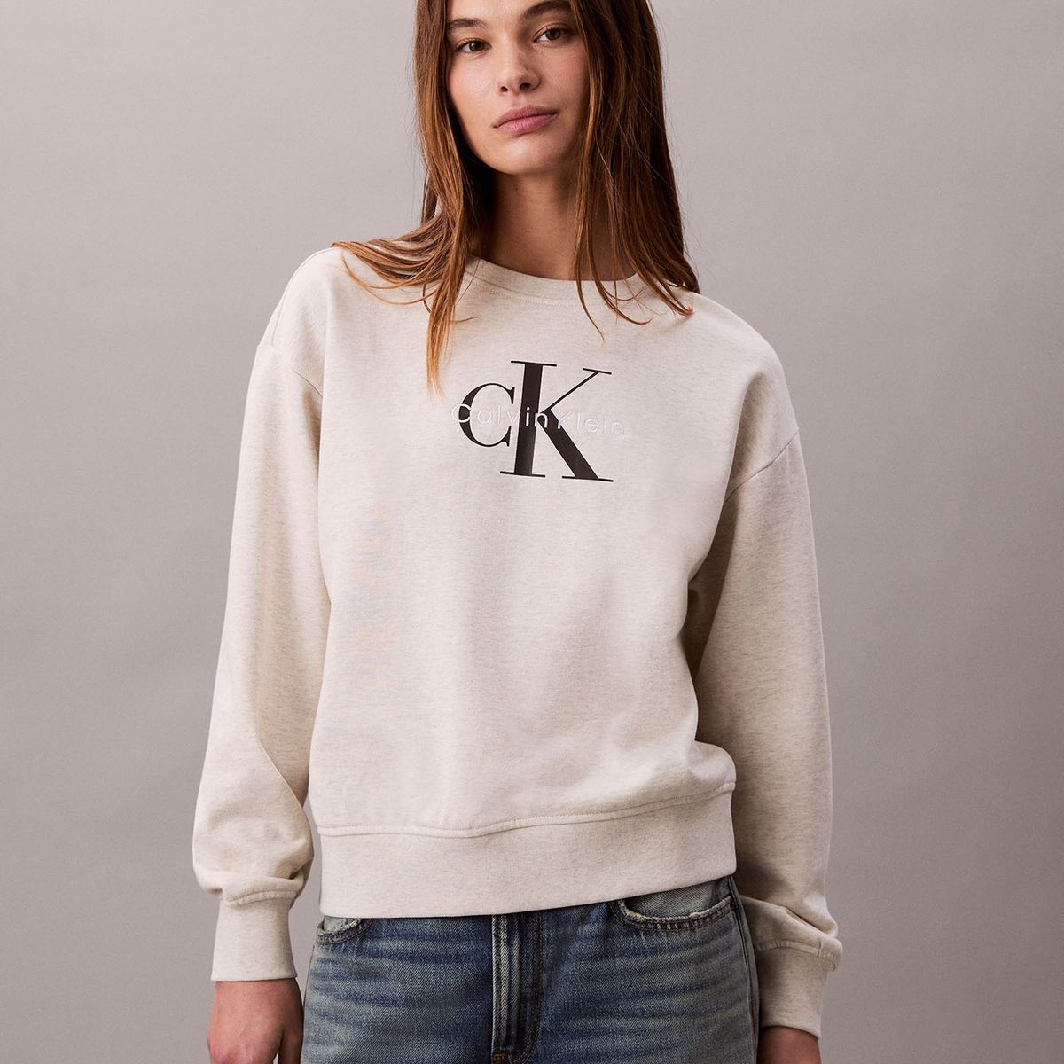 CALVIN KLEIN - Polerón Relaxed con Logo Estampado