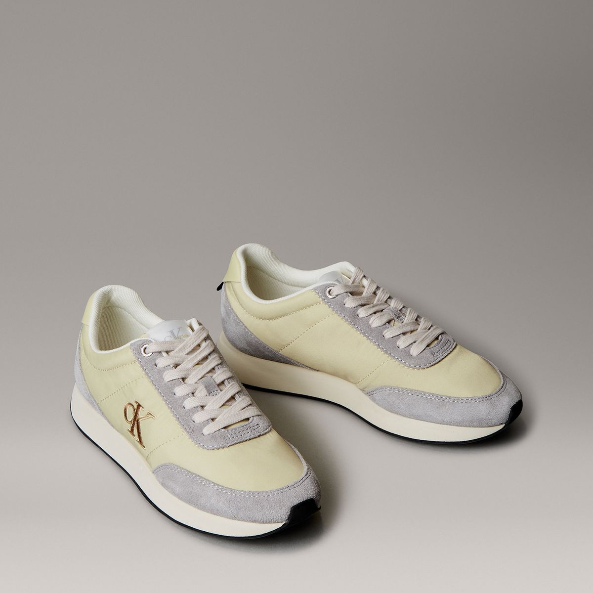 CALVIN KLEIN - Zapatillas Retro Runner Amarillo Calvin Klein