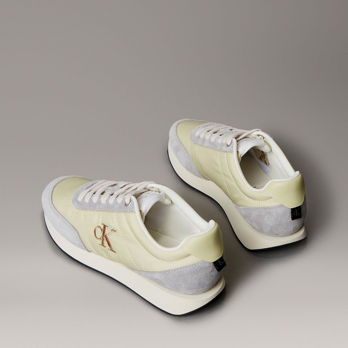 CALVIN KLEIN - Zapatillas Retro Runner Amarillo Calvin Klein