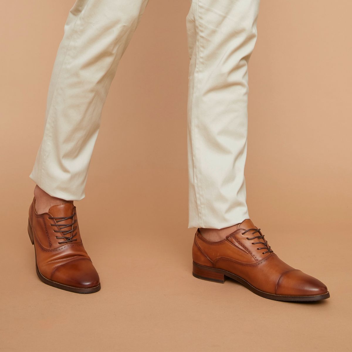ALDO - Zapato Formal Hombre Cuero Café Aldo