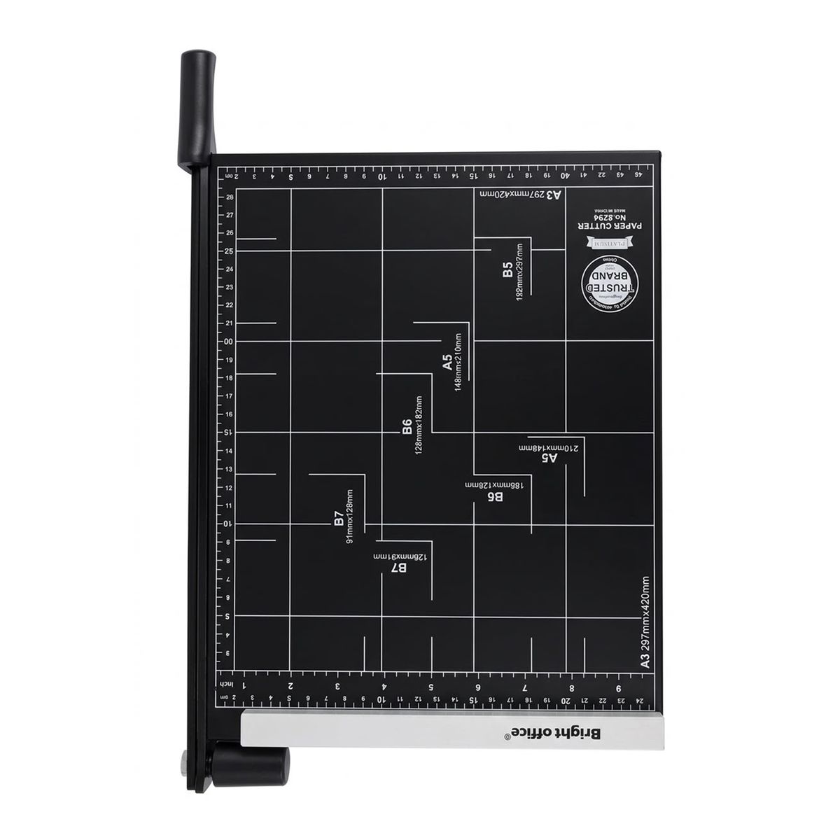 MALIK - Guillotina A4 Profesional Bright Office 8294 Negro