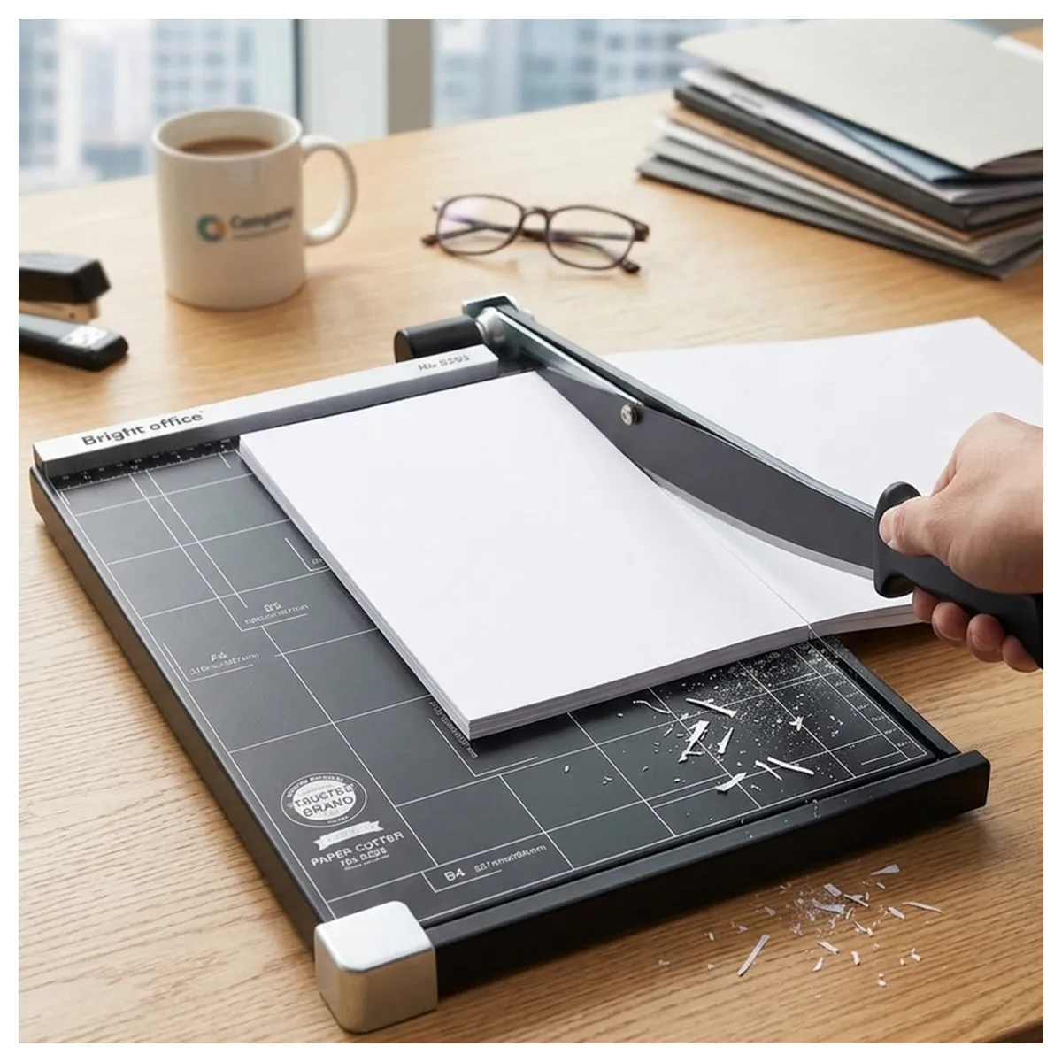 MALIK - Cortadora Papel Bright Office 8293 B4