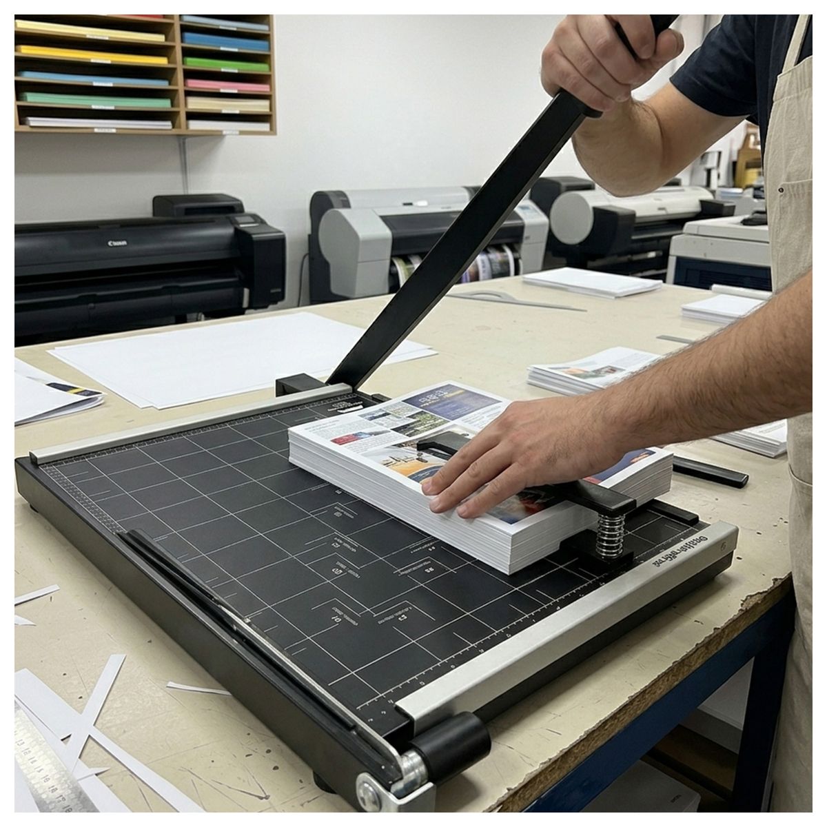 MALIK - Guillotina A3 Bright Office 8292 Base Metálica