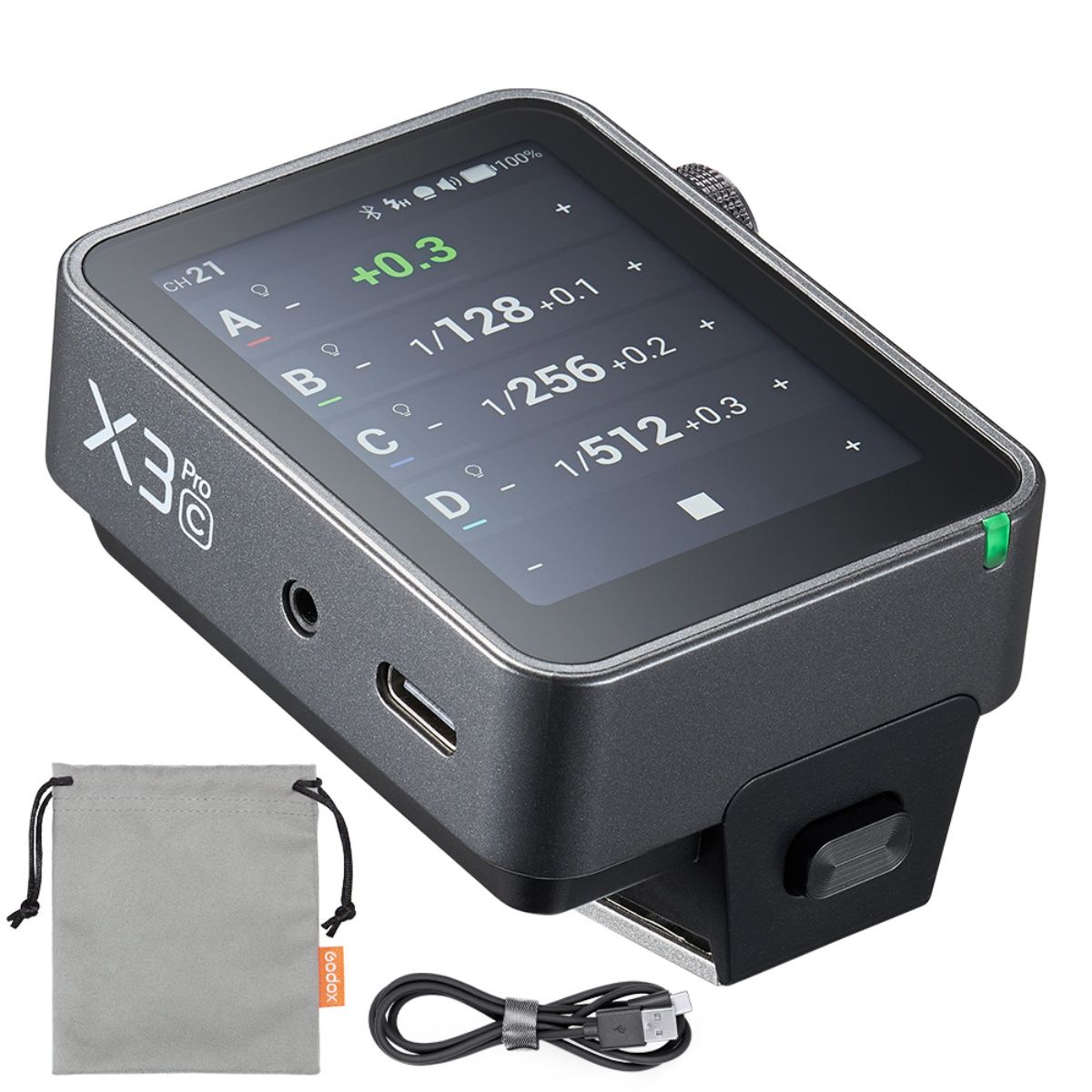 GODOX - GODOX X3 PRO C Disparador Flash TTL Inalámbrico para Canon,Pantalla Táctil, Sistema X 2.4GHz