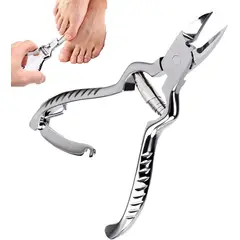 KUANGYE - Alicate Curvo Podologia Corta Uñas Encarnada Pies Resistente