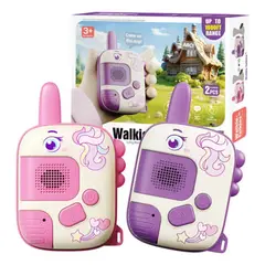 BAYGE - Walkie Talkie Niños Regalos De Cumpleaños Paquete De 2