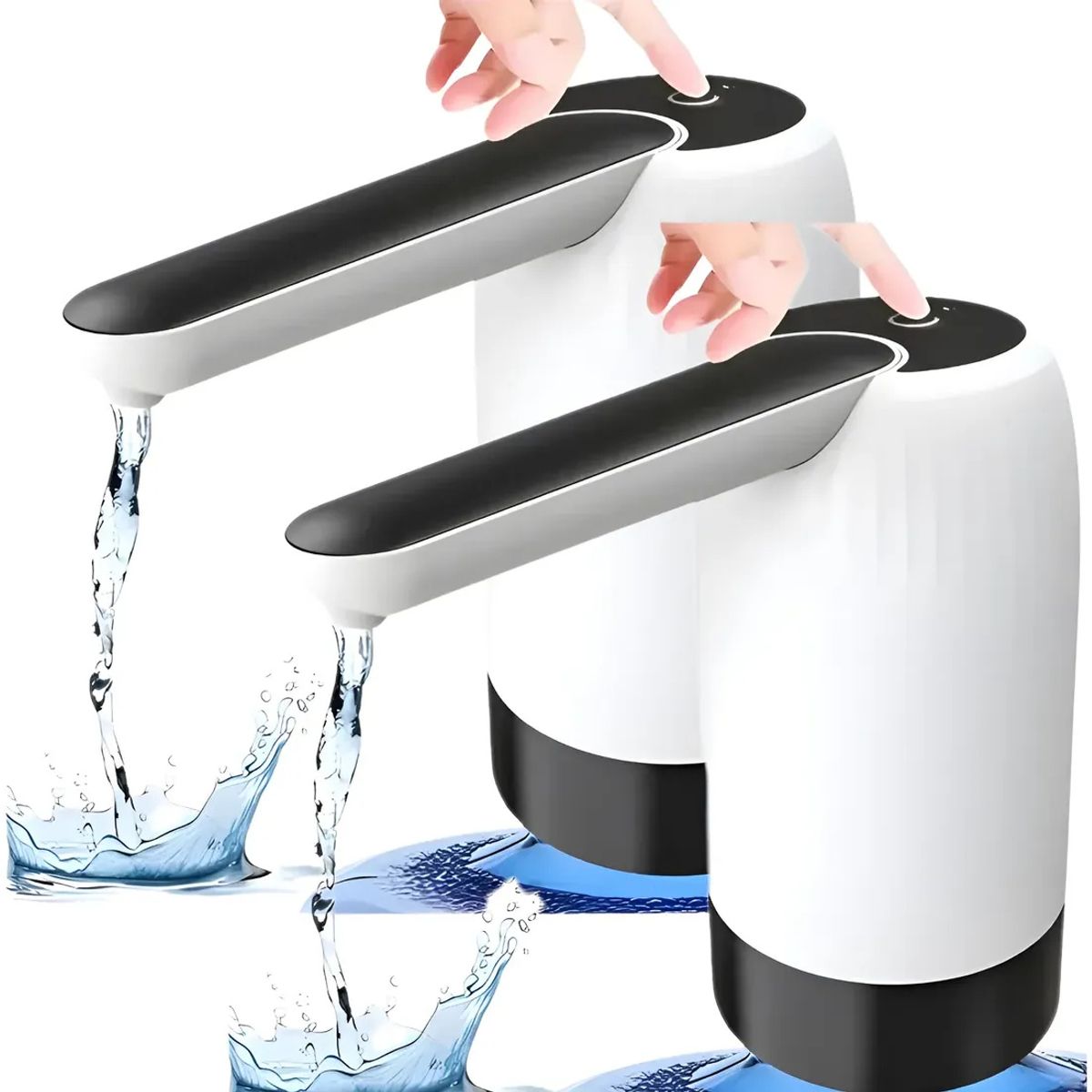 KUANGYE - Pack X2 Dispensador De Agua Eléctrica Portátil Bomba Usb Recargable