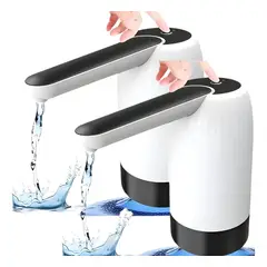 KUANGYE - Pack X2 Dispensador De Agua Eléctrica Portátil Bomba Usb Recargable