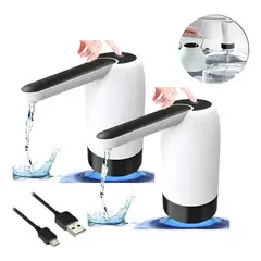 KUANGYE - Pack X2 Dispensador Agua Bomba Eléctrica Usb Bidón