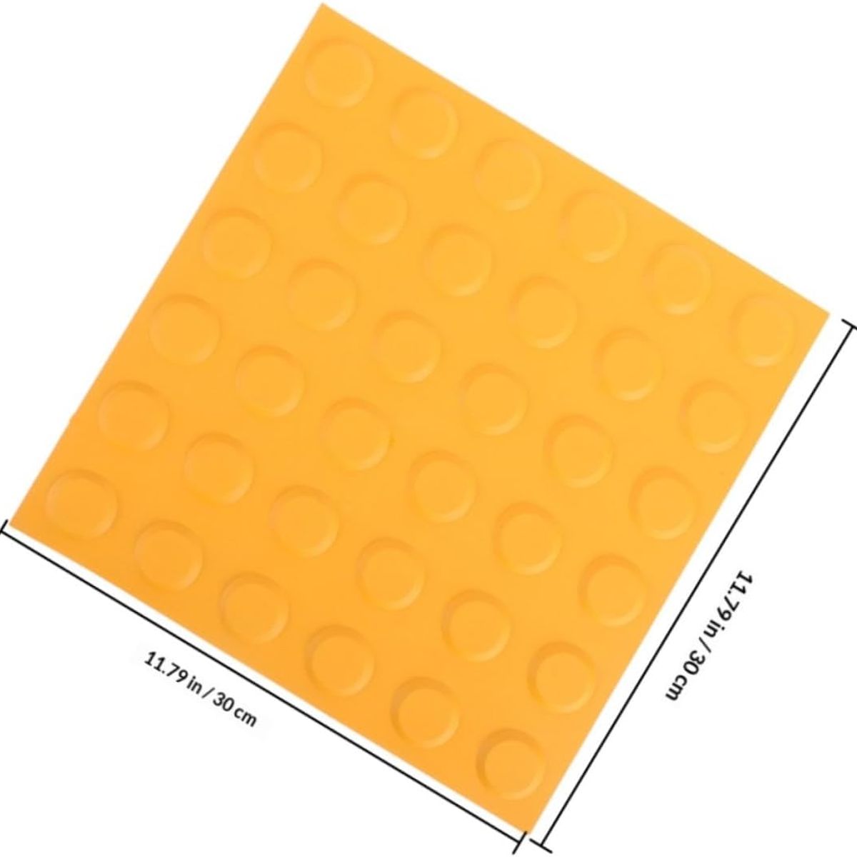 10 UN Azulejo De Guía Para Ciegos Palmeta Podotáctil Alerta Pvc Accesibilidad Universal 30CM×30CM, marca KUANGYE - Foto 2