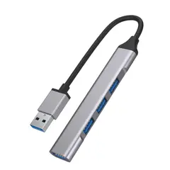 MALIK - Hub de 4 Puertos USB 3.0 Ultra Delgado Slim 570 para PC