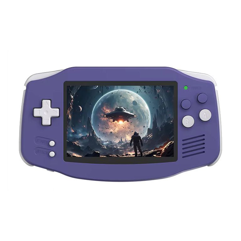 CORRERREY Consola de juegos portátil pantalla IPS de 3,4 pulgadas sistema Linux salida HDMI mando de juegos
