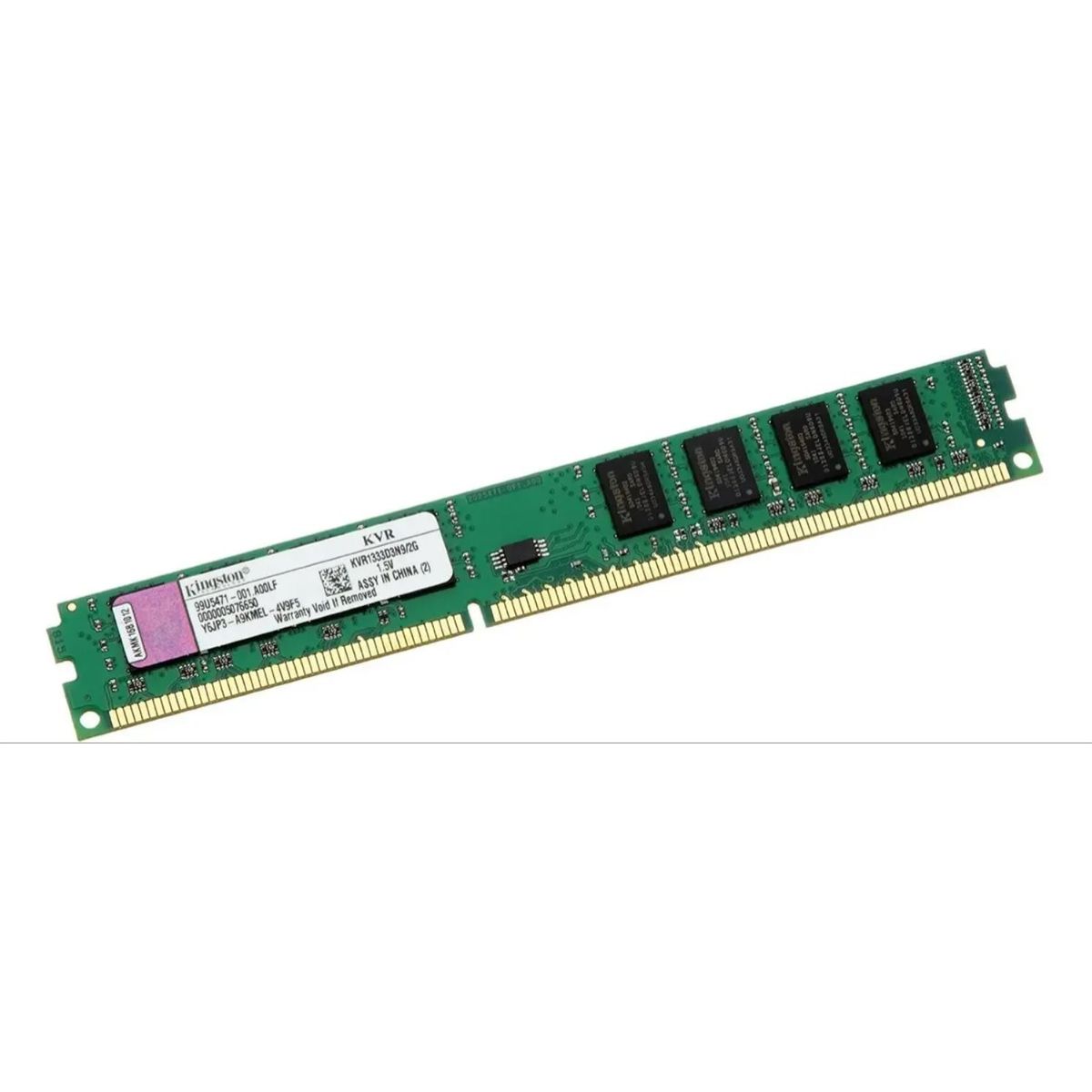 KINGSTON - Memoria Ram Kingston 2 Gb Ddr3 modelo Kvr1333d3n92g