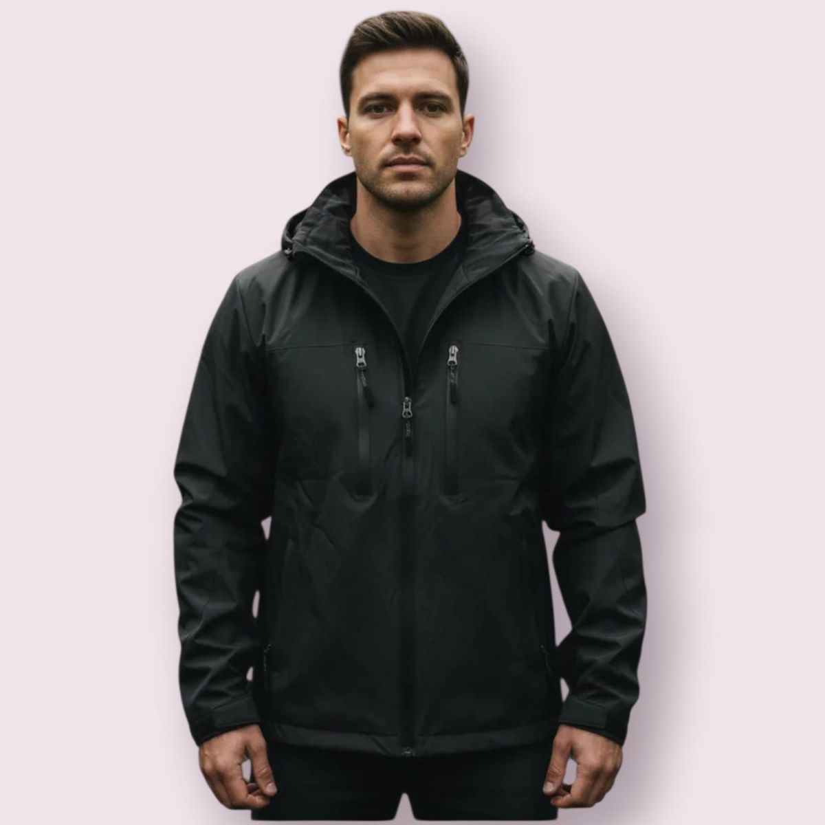 BLUE MOUNTAIN - CHAQUETA IMPERMEABLE TERMICO OUTDOOR HOMBRE
