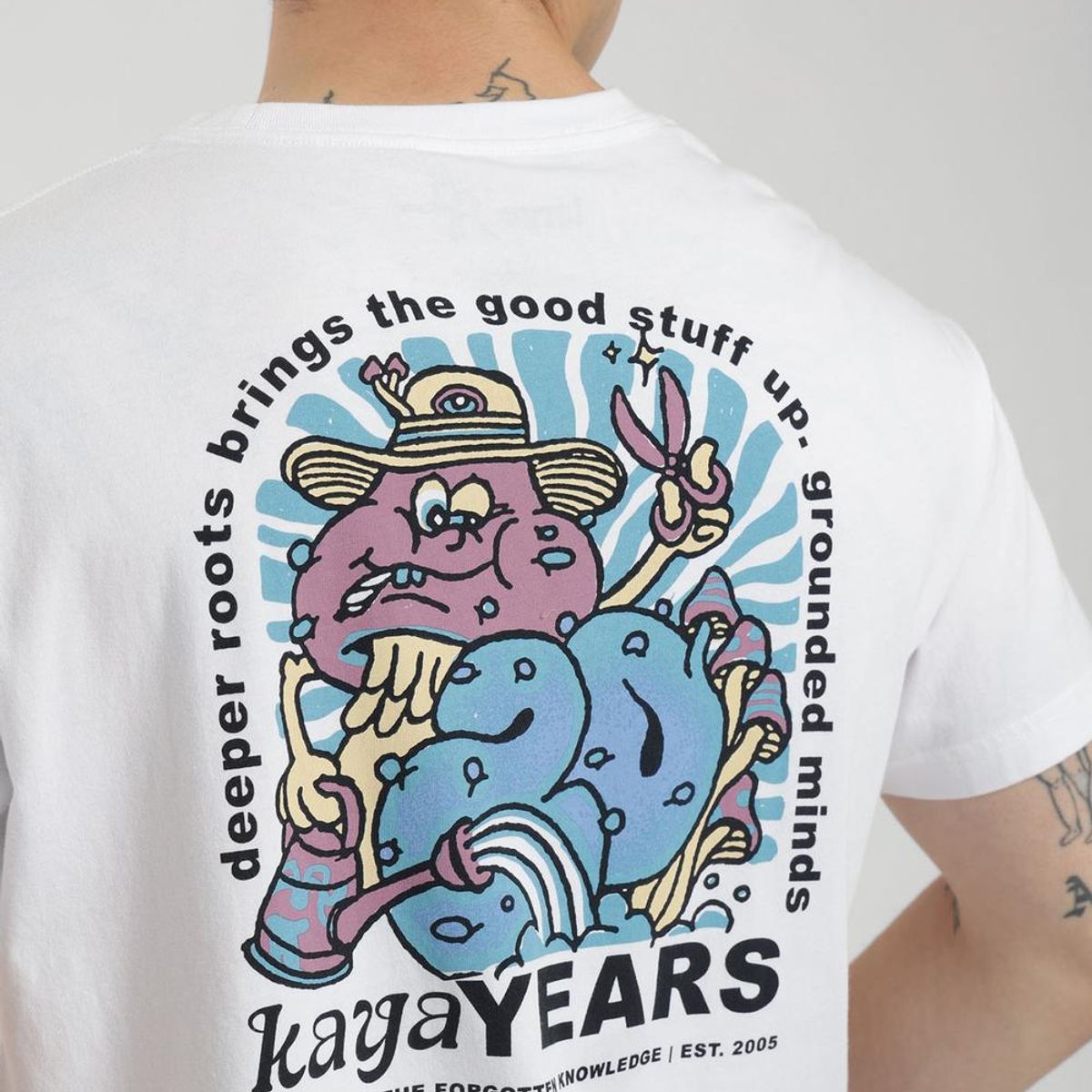 KAYA UNITE - Polera Diseño Algodón Print Hombre