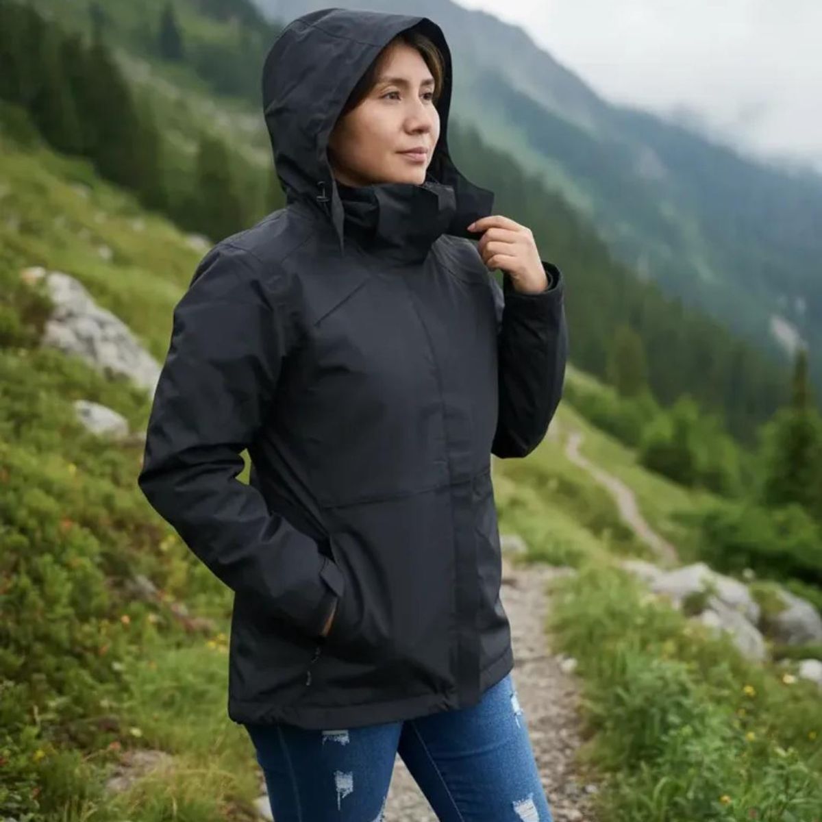 BLUE MOUNTAIN - CHAQUETA 3 EN 1 DAMA CON POLAR