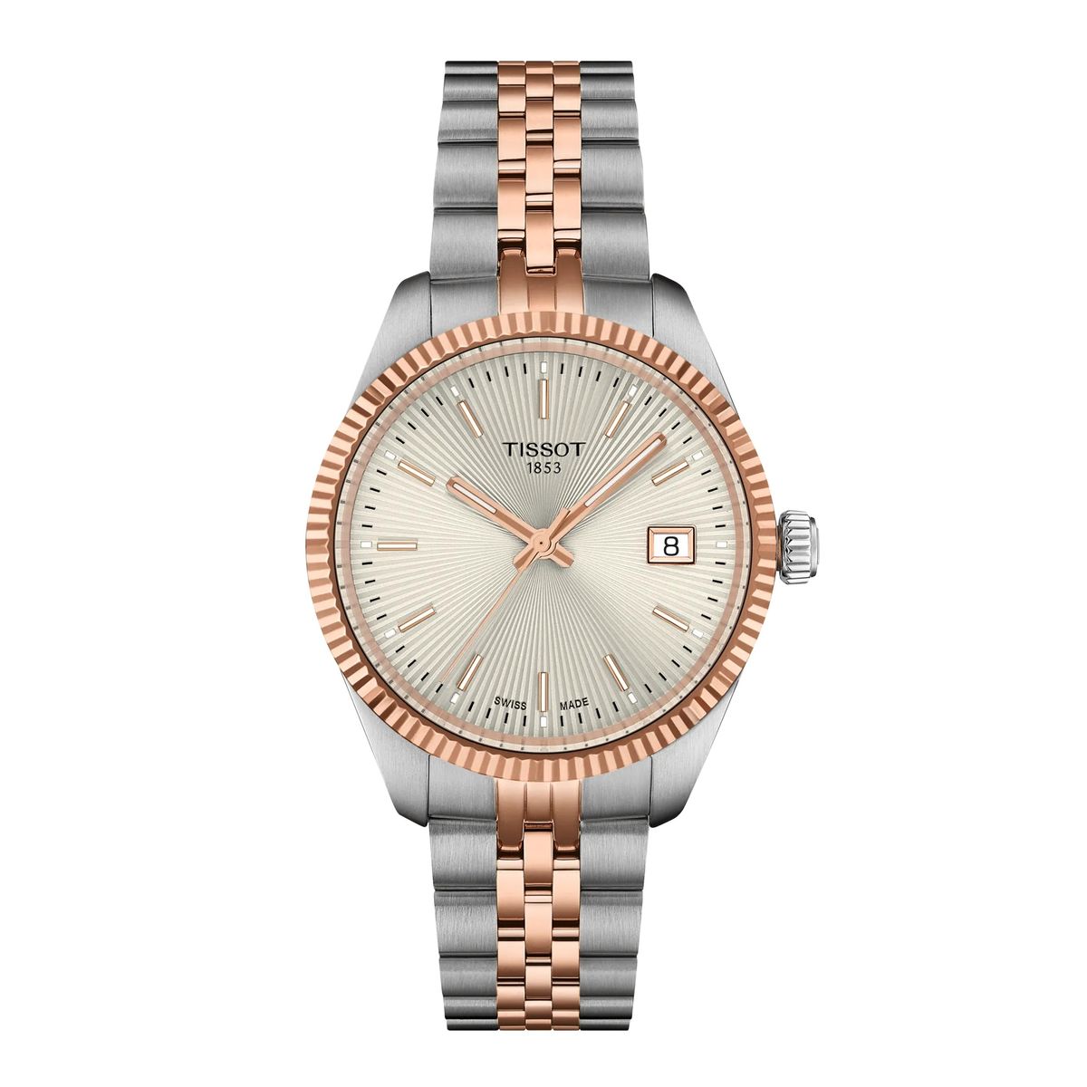 TISSOT - Reloj Tissot Ballade 34MM Bicolor Oro Rosa