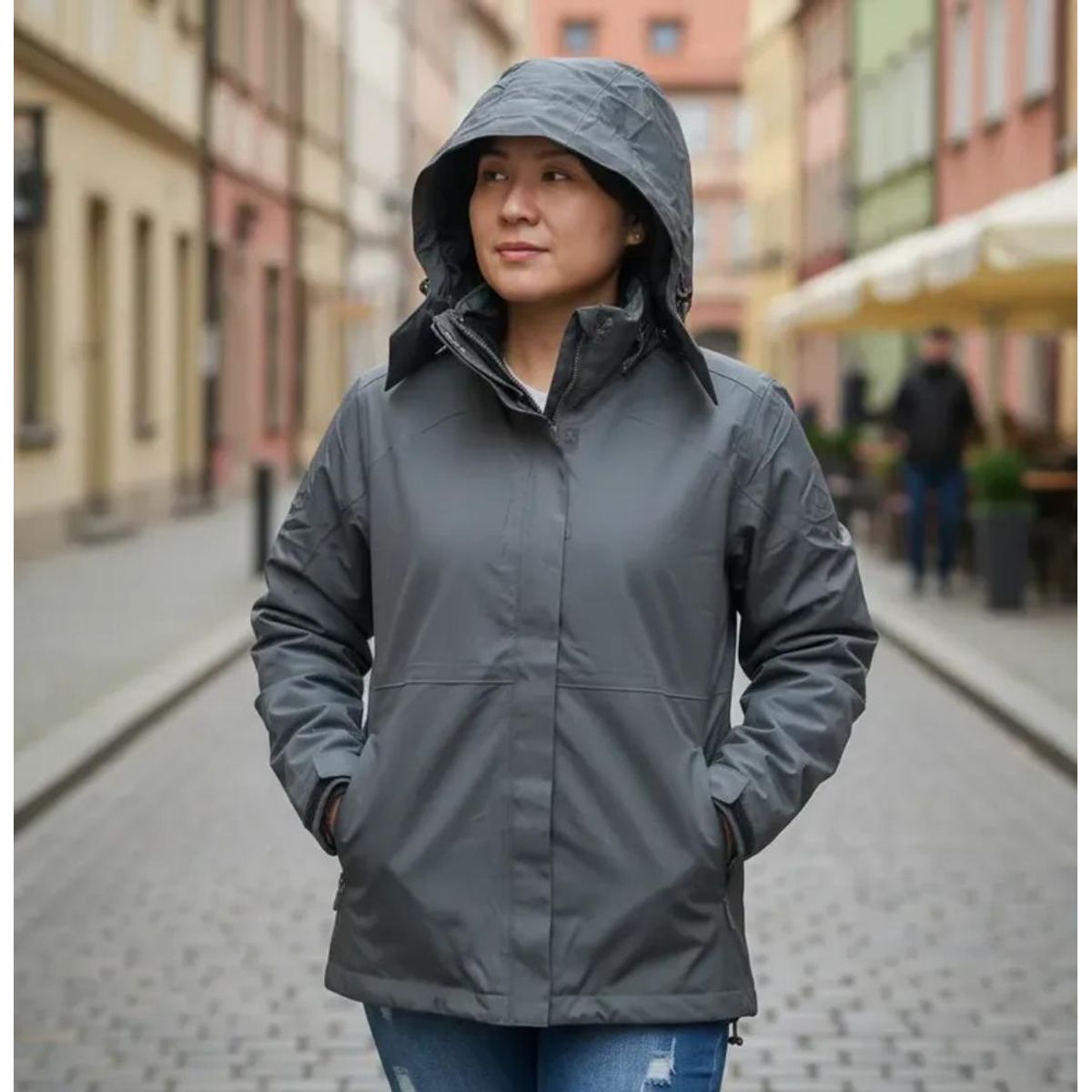 BLUE MOUNTAIN - CHAQUETA 3 EN 1 DAMA CON POLAR