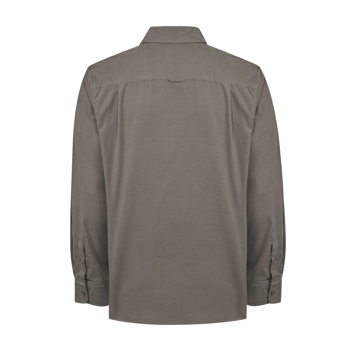 ROCKFORD - Camisa Algodón Orgánico Hombre Corduroy Gris ROCKFORD