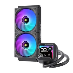 GENERICO - Refrigeracion Aio 240mm Con Pantalla LCD avanzada Amd Intel Tdp 250w